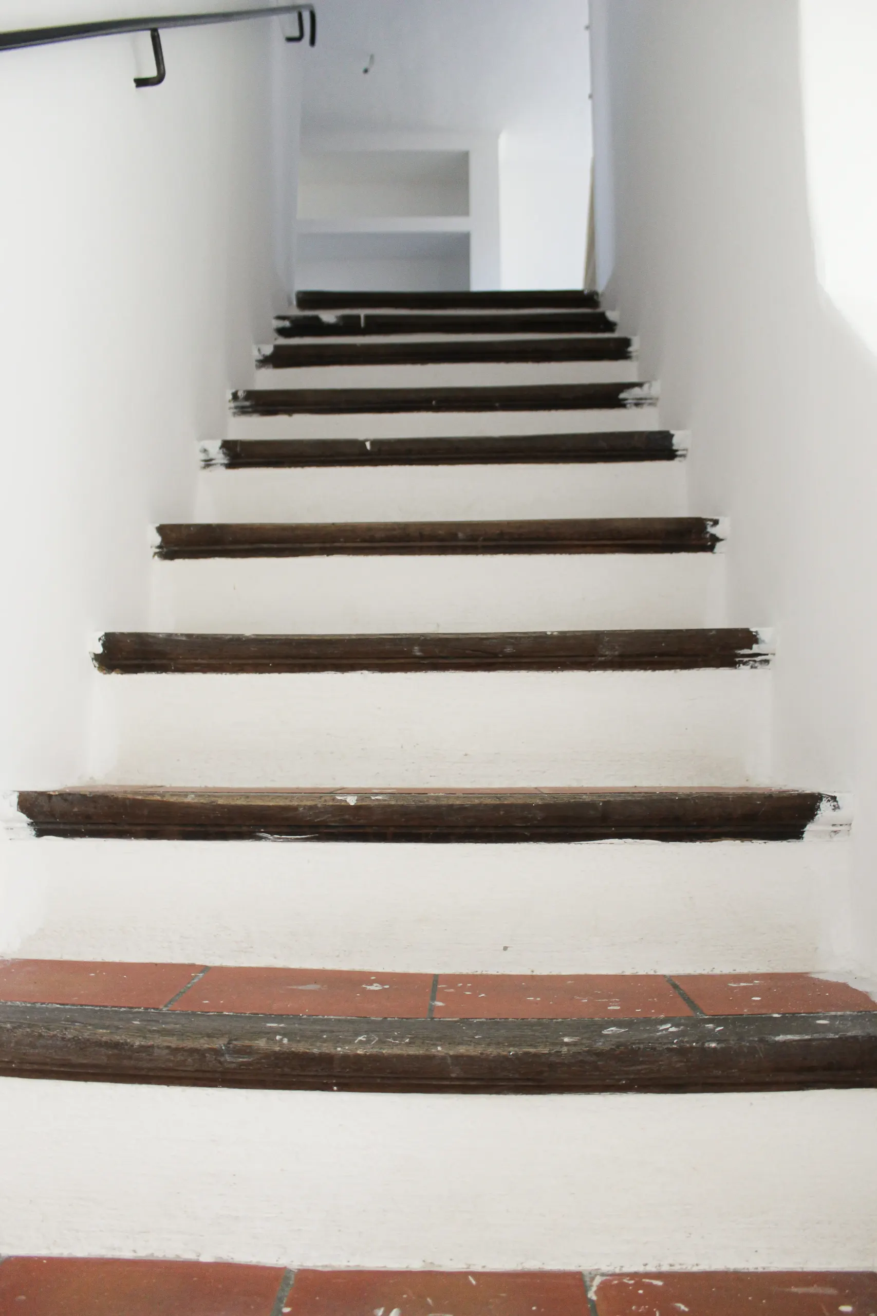 Escalier avant renovation